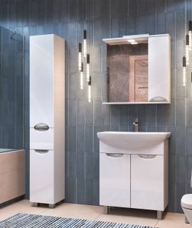 Зеркало-шкаф с подсветкой Vigo Callao z.CAL.70.R.El 70 см белый